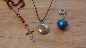 Meine Glücksbringer die ich bekommen habe.